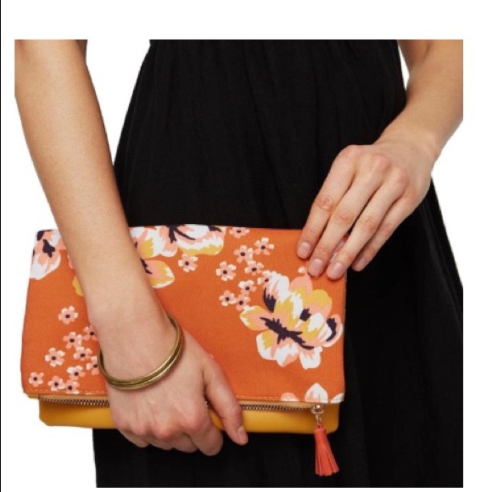 EUC RACHEL PALLY CLUTCH PURSE w/BAG